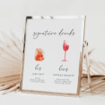 Minimalistisk vattenfärg Namnteckning Drinks Menu<br><div class="desc">Designad att samordna med för inbjudan till "Rena" bröllop. Om du vill ändra information klickar du på Information. Om du vill flytta texten eller ändra storlek, teckensnitt eller färg klickar du på Redigera med Design Verktyg. Visa samlingslänken på den här sidan om du vill se alla matchande objekt i den...</div>