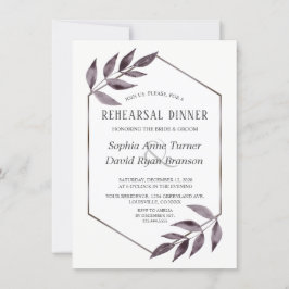 Minimalistisk vattenfärgsmålare för Bläck-blommans Inbjudningar