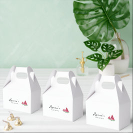 Minimalistisk Vattenmelon Sommar Bebis Shower  Presentaskar