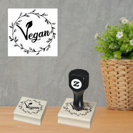 Minimalistisk Vegan Stämpel