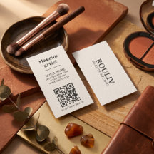 Minimalistisk Vertikal QR-kod | Jordton | Skönhet