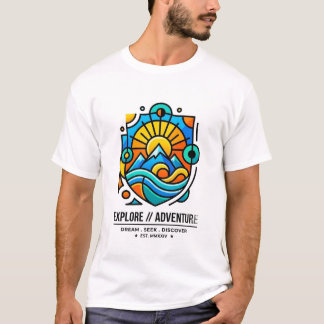 Minimalistisk Vibe Streetwear Grafisk T-Shirt