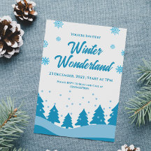 Minimalistisk Vinter Vonderland-fest