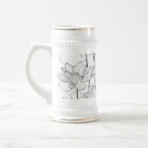 Minimalistisk vit blomkopp