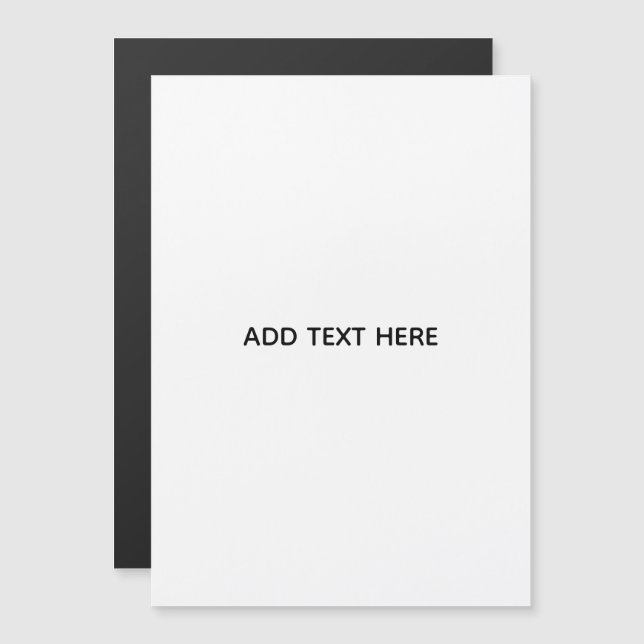 Minimalistisk vit elegans för alla tillfällen (Fram/baksida)