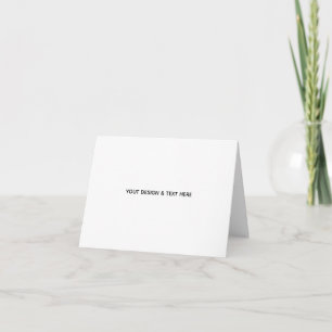 Minimalistisk vit elegans för alla tillfällen helgkort