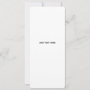Minimalistisk vit elegans för alla tillfällen julkort