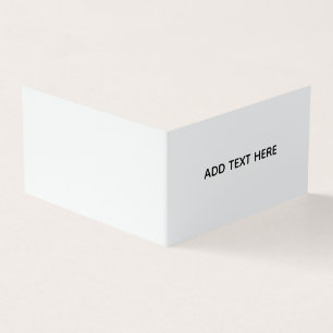 Minimalistisk vit elegans för alla tillfällen kort
