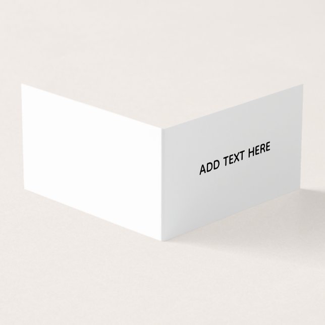 Minimalistisk vit elegans för alla tillfällen kort (Utsida)