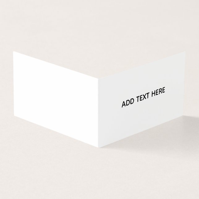 Minimalistisk vit elegans för alla tillfällen kort (Utsida)