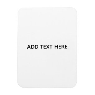 Minimalistisk vit elegans för alla tillfällen magnet