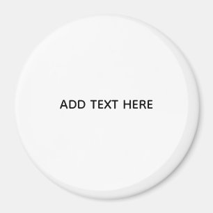 Minimalistisk vit elegans för alla tillfällen magnet