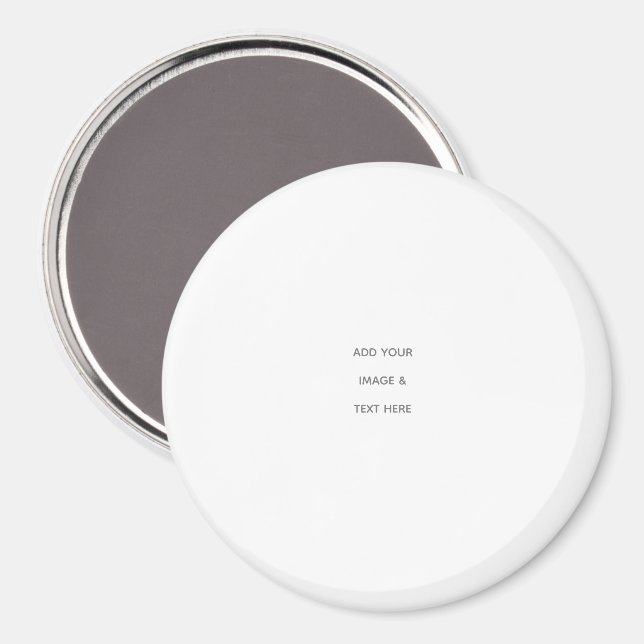 Minimalistisk vit elegans för alla tillfällen magnet (Front/Back)
