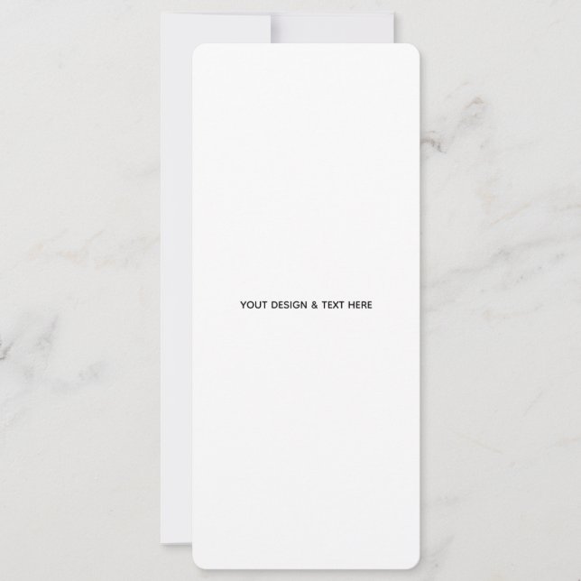 Minimalistisk vit elegans för alla tillfällen meddelande (Framsida)