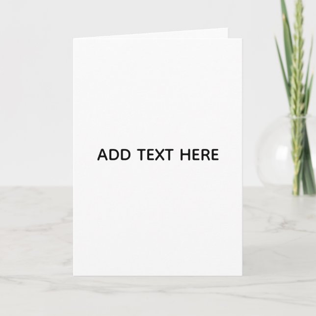 Minimalistisk vit elegans för alla tillfällen meddelande (Framsida)