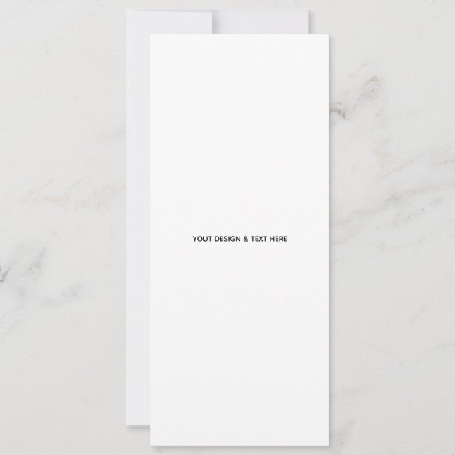 Minimalistisk vit elegans för alla tillfällen meddelande (Framsida)