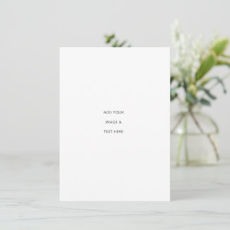 Minimalistisk vit elegans för alla tillfällen meddelande