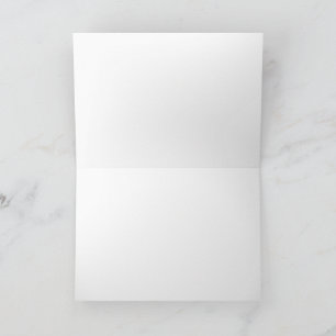 Minimalistisk vit elegans för alla tillfällen tack kort