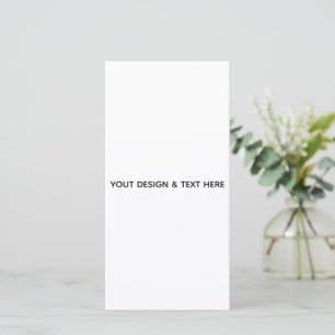 Minimalistisk vit elegans för alla tillfällen tack kort