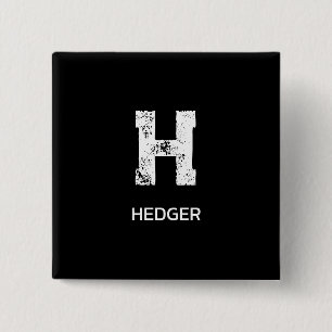 MINIMALISTISK VIT EN BOKSTAV MONOGRAM NAMN SVART KNAPP