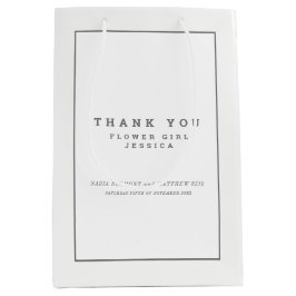 Minimalistisk vit grått-bröllopssäck