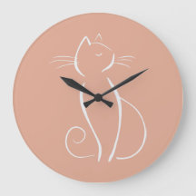 Minimalistisk vit katt på rosa Lägg till namn