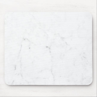 Minimalistisk vit marmor musmatta