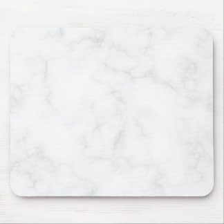 Minimalistisk vit marmor musmatta