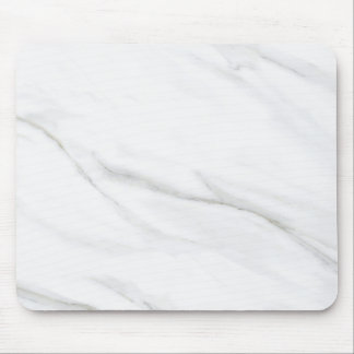 Minimalistisk vit marmor musmatta