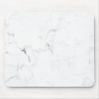 Minimalistisk vit marmor musmatta