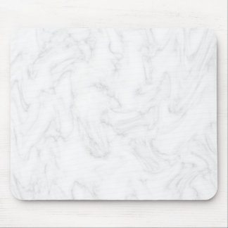 Minimalistisk vit marmor musmatta