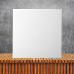 Minimalistisk vit slapp i fast Färg Kakelplatta<br><div class="desc">Minimalistisk vit slapp i fast Färg</div>