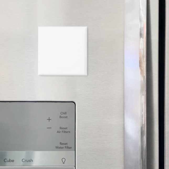 Minimalistisk vit solid enkel modern elegant magnet (In Situ (Fridge))