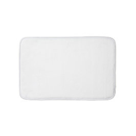 Minimalistisk vit, solid, solid, färg-elegant klas badrumsmatta