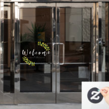 Minimalistisk vit Welome