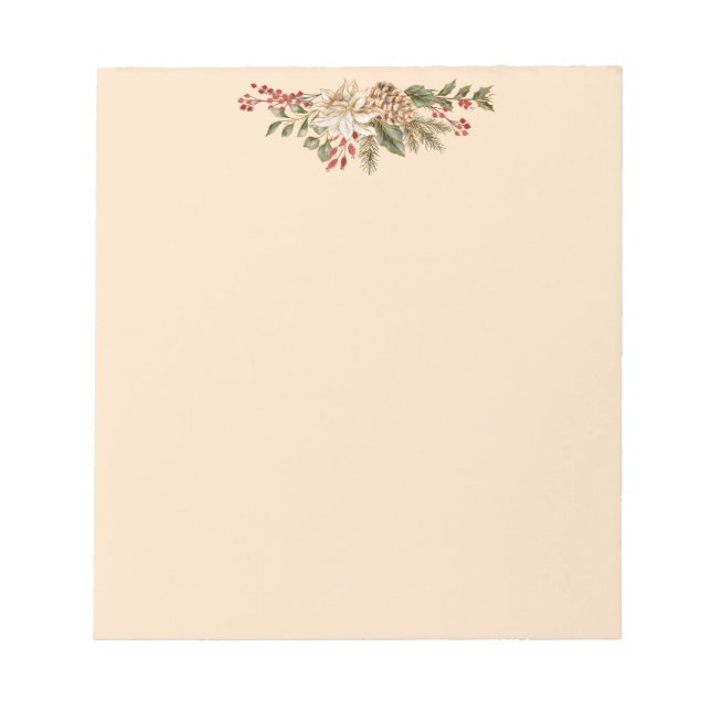 Minimalistisk Wildblomalist Anteckningsblock (Framsida)