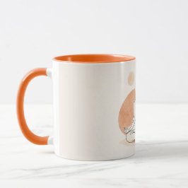 Minimalistisk Yoga Meditation Kaffe Mugg