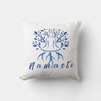Minimalistisk Yoga- och Meditation-design Kudde