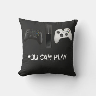 Minimalistisk "You Can Play" Spelkontroll  Kudde