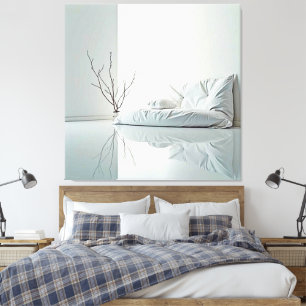 Minimalistisk Zen-Inredingsdesign Canvastryck