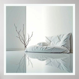 Minimalistisk Zen-Inredingsdesign Poster