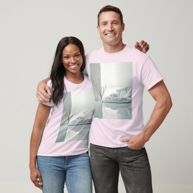 Minimalistisk Zen-Inredingsdesign T Shirt (Unisex)