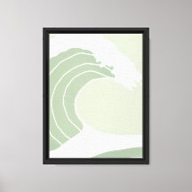 Minimalistisk Zen-traditionell inramad väggkonst