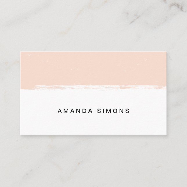 Minimalistiska Affärskort Visitkort (Framsida)