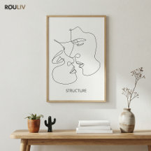 Minimalistiska Arkitektoniska Linjer Abstrakt Mode