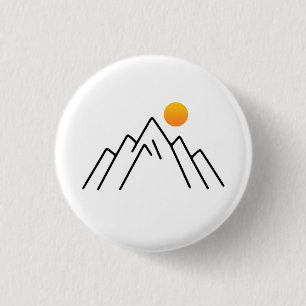 Minimalistiska berg: en naturinspirerad design knapp