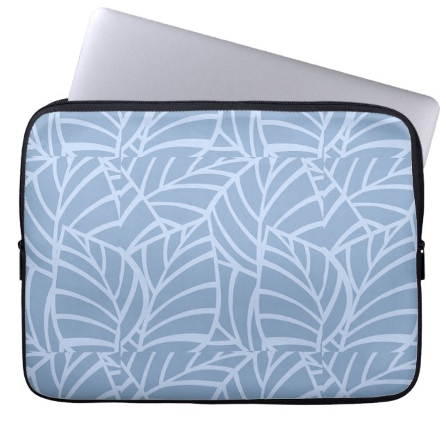 Minimalistiska Botaniska Ådror Laptop Fodral (Framsidan)