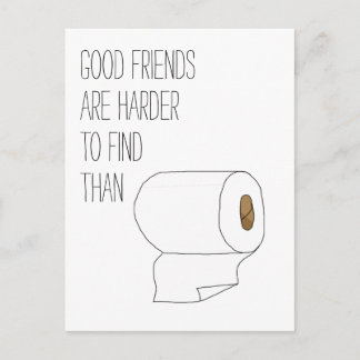 Minimalistiska bra-vänner COVID 19 illustrerade de Vykort