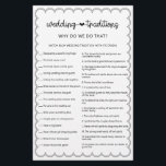 Minimalistiska bröllop-traditioner - bridduschspel flygblad<br><div class="desc">Denna söta, minimalistiska möhippa för bröllop-traditioner, som är designad att samordna med vår Scalloped Gräns Collection, har en klassisk utformning med en unik twist - det skalopade gräns är ett slags spel och kommer säkerligen att tillföra detta spel en liten återkänsla. Om du vill fånga din gästs uppmärksamhet med den...</div>