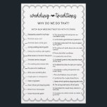 Minimalistiska bröllop-traditioner - bridduschspel flygblad<br><div class="desc">Denna söta, minimalistiska möhippa för bröllop-traditioner, som är designad att samordna med vår Scalloped Gräns Collection, har en klassisk utformning med en unik twist - det skalopade gräns är ett slags spel och kommer säkerligen att tillföra detta spel en liten återkänsla. Om du vill fånga din gästs uppmärksamhet med den...</div>